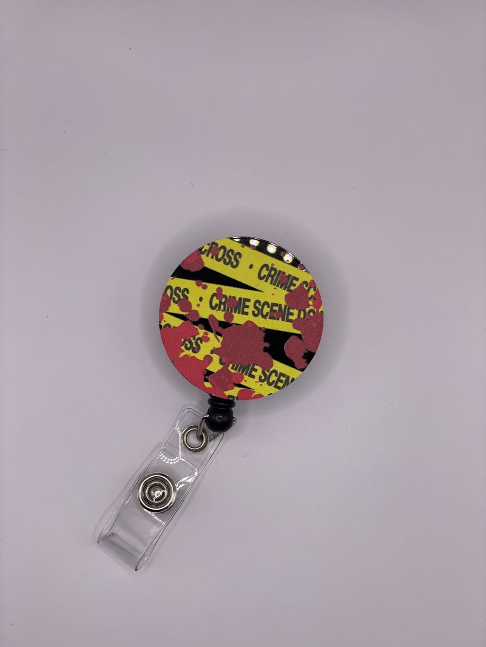 Crime Scene Badge Reel - Laser Cut Design
