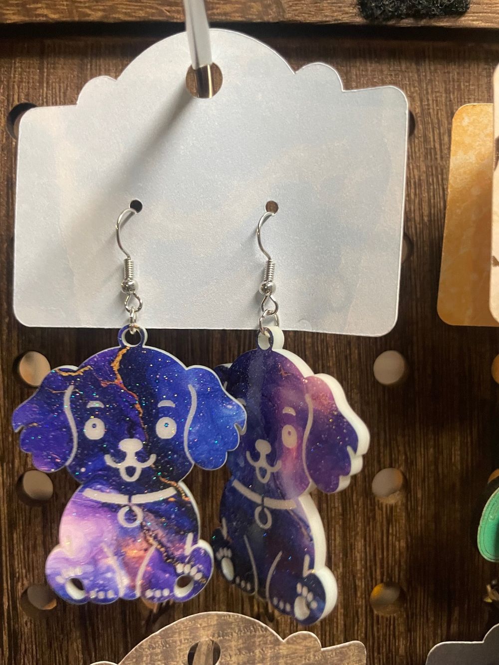 Puppy Earrings - Laser Cut Design